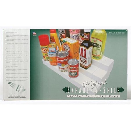 Neat Things Neat Things 01703 8 in. Original Shelf Expand  White 6099014